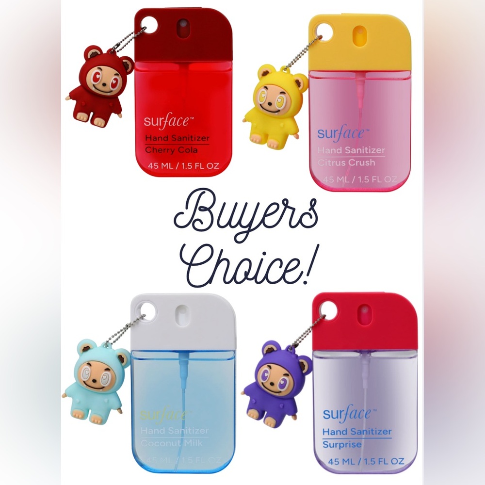 Cutie Pals Hand Sanitizer with Fuzzy Monster Keychain